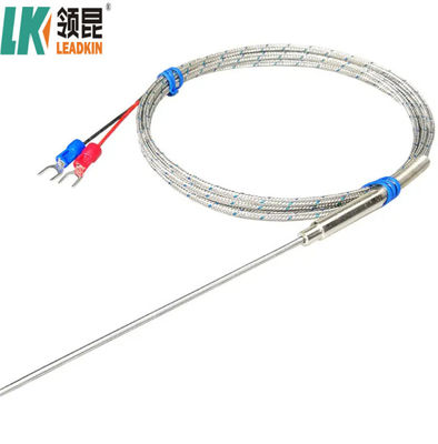K Type Thermocouple Temperature Probe with NiCr-NiSi / NiCr-NiAl Sheath for Temperature Range up to 400°C